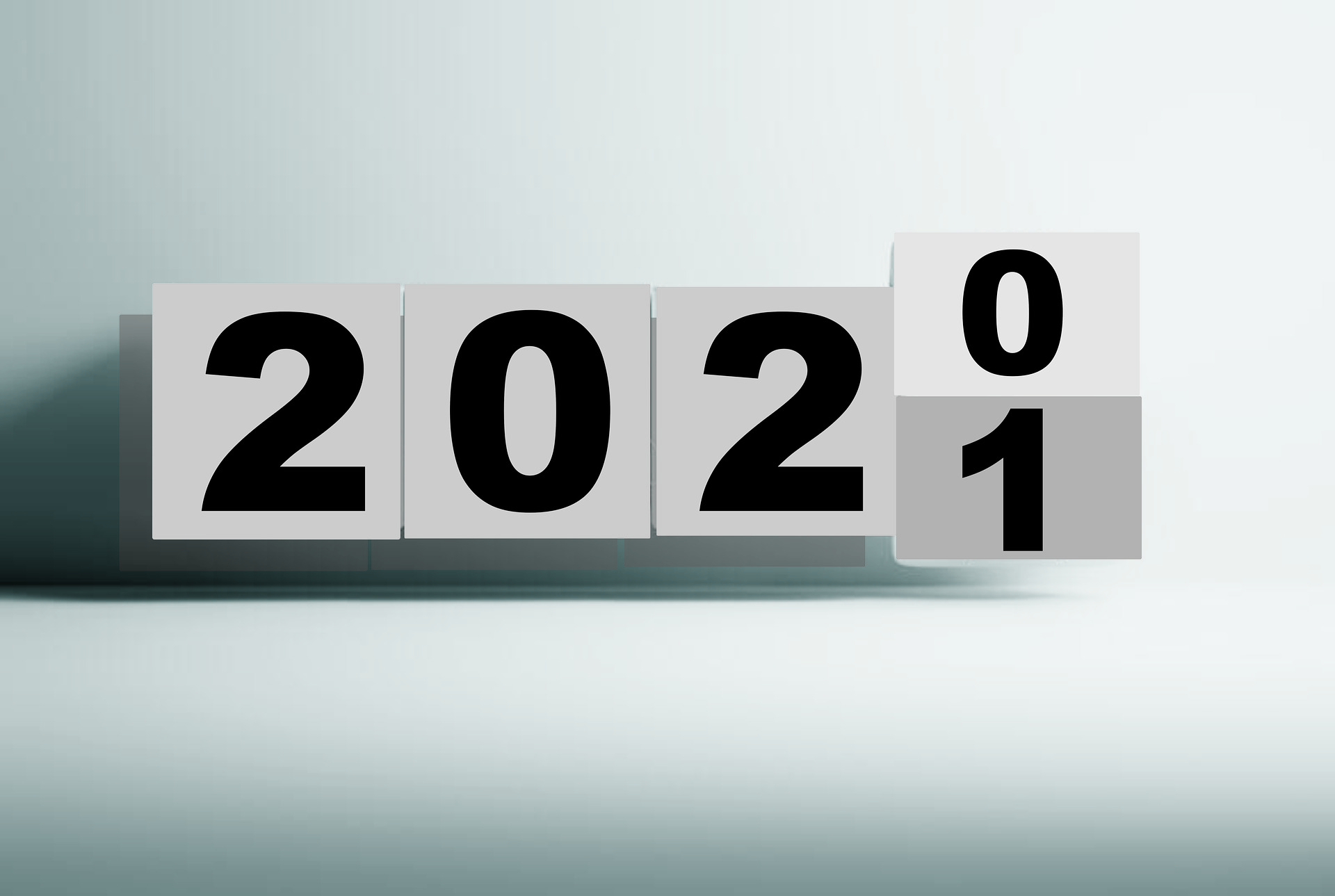 Jahreszahl wechselt von 2021 zu 2020.